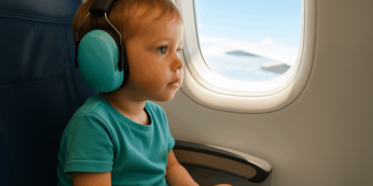 Gehörschutz für kleine Reisende: Wie Kinderohren Fluglärm, Zugfahrten und Urlaubsstress besser verkraften