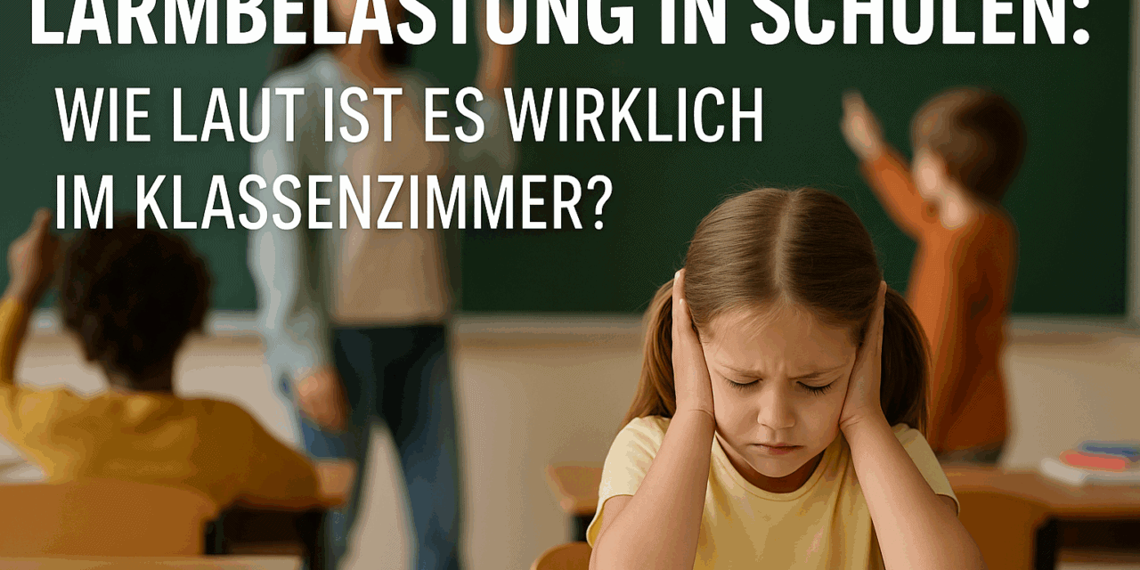 Lärmbelastung in Schulen: Wie laut ist es wirklich im Klassenzimmer – und was kann man dagegen tun?