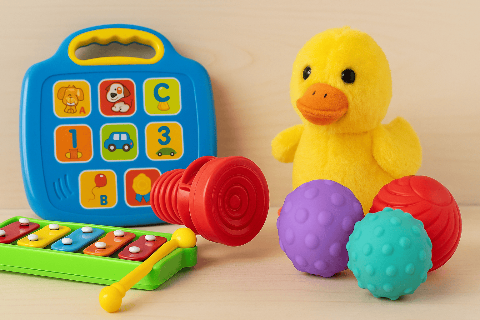 lautes Spielzeug und Gehörschutz