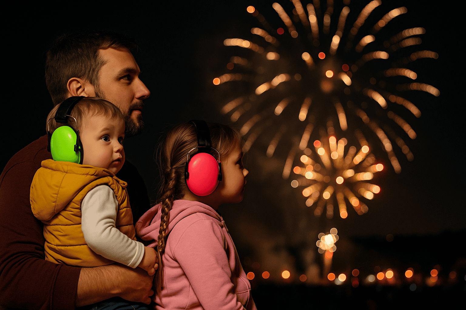 Gehörschutz für Kinder bei Feuerwerksvorführungen: Sicherheitstipps für Eltern