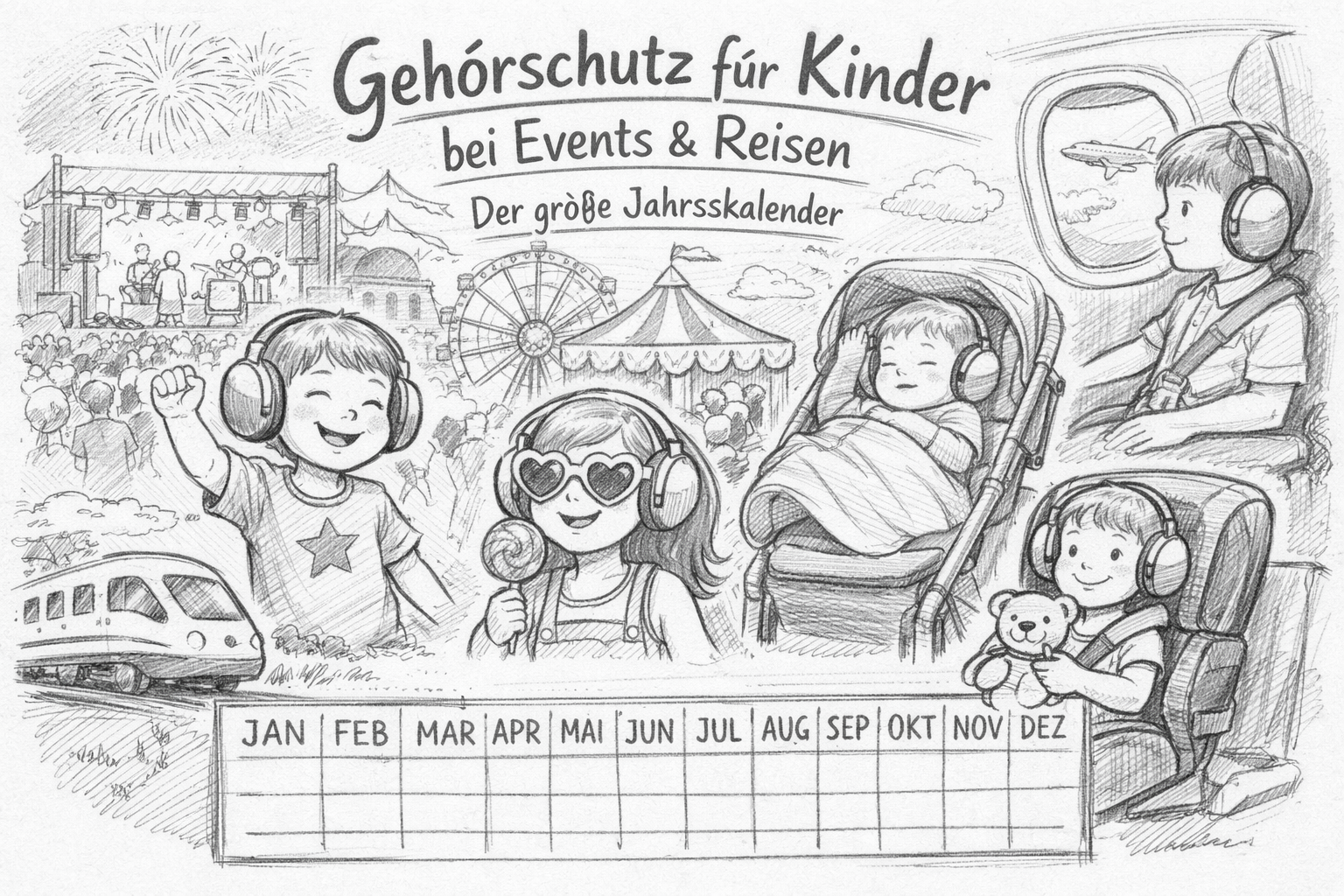 Gehörschutz Jahreskalender