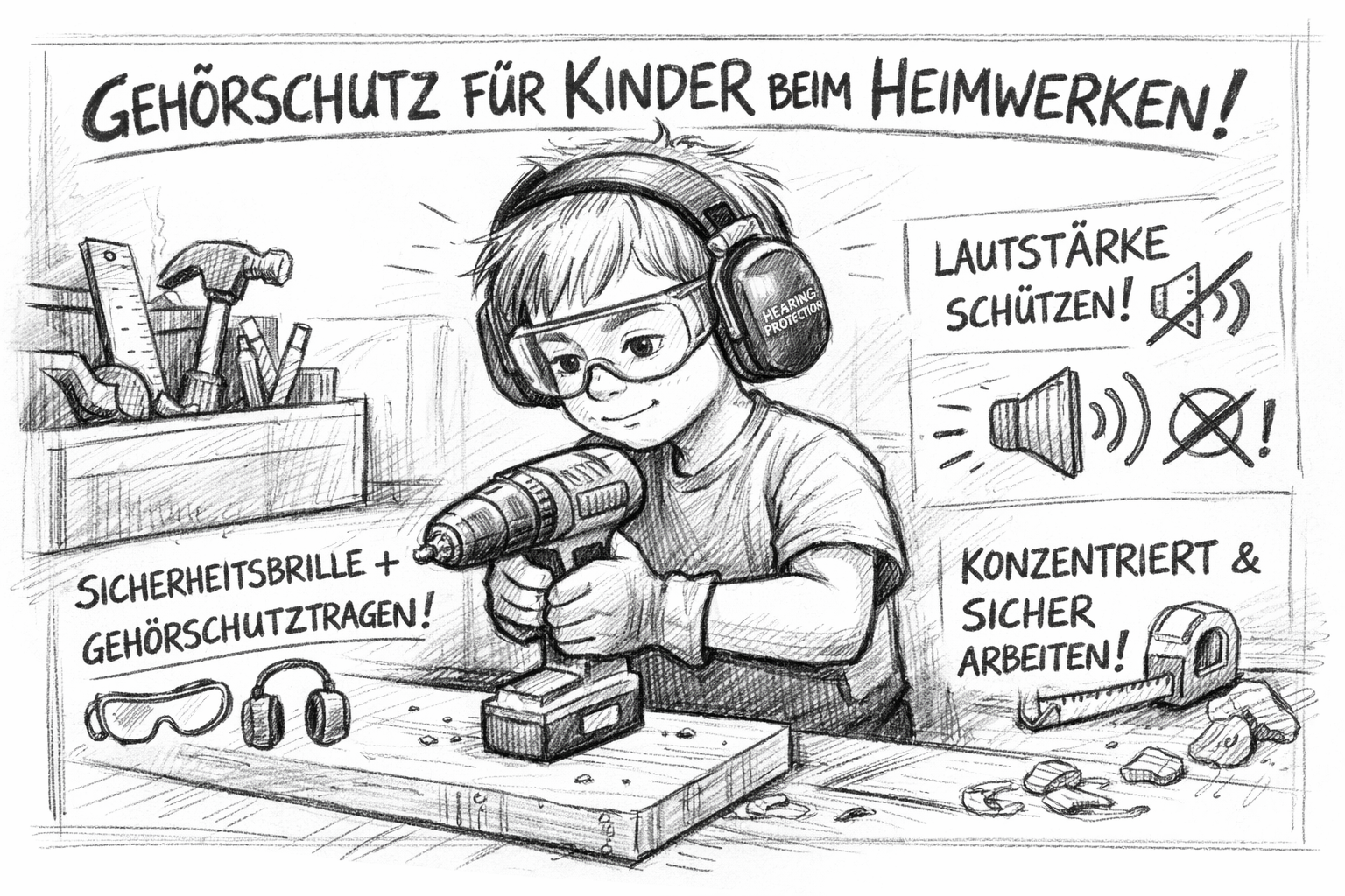Kinder Gehörschutz Heimwerker
